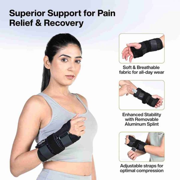 Wrist & Forearm Splint Support Brace for Pain Relief