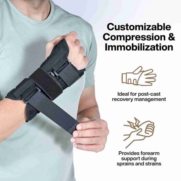 Wrist & Forearm Splint Support Brace for Pain Relief